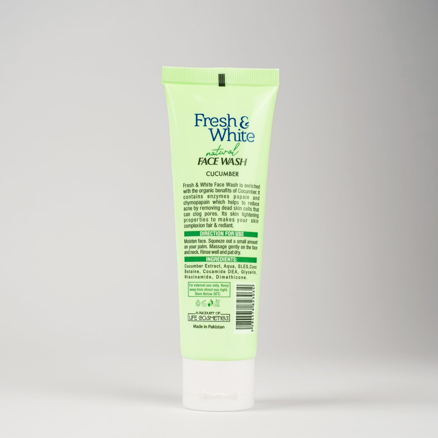 Fresh & White Face Wash – Cucumber Fresh