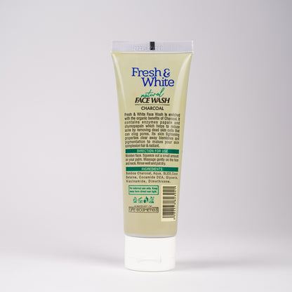 Fresh & White Face Wash – Charcoal Detox